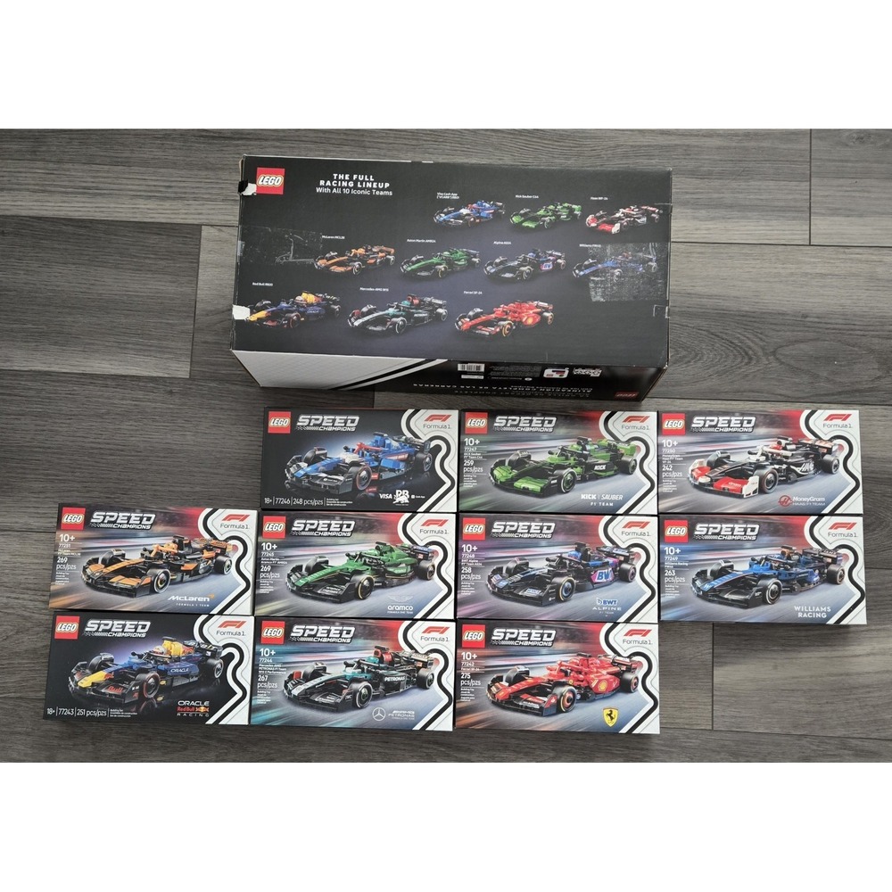 LEGO Speed Champions Ultimate Formula 1 Collector's Pack 66802 Open Box Complete
